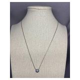 Sterling Silver 925 Dainty Necklace with Pendant