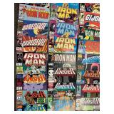 Large Vintage Comic Book Lot Marvel Iron Man G.I. Joe Punisher