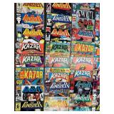 Marvel Comics Lot: Punisher, Ka-Zar, Vintage Collection