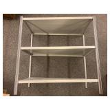 3 Metal Shelving Units Set