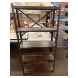 3 Metal Shelving Units Set