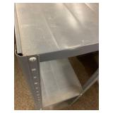 3 Metal Shelving Units Set