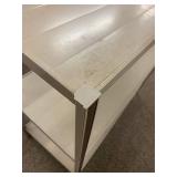 3 Metal Shelving Units Set