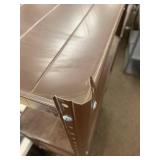 3 Metal Shelving Units Set