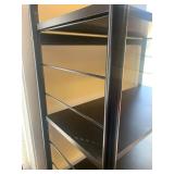 Black Metal Shelving Unit