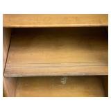 Wooden Bookshelf with Multiple Shelves