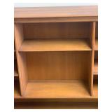 Wooden Bookshelf with Multiple Shelves