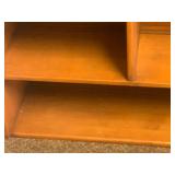 Wooden Bookshelf with Multiple Shelves