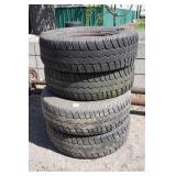 Steel 8-Bolt Wheels with Tires