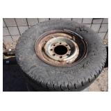 Steel 8-Bolt Wheels with Tires