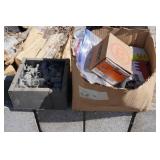 Assorted Electrical - Wing-Nuts, Outlet Boxes, Brackets
