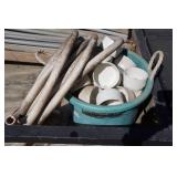 Assorted PVC Caps and Hose