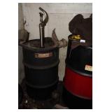 Assorted Oil Barrels, Cans and Motors
