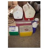 Assorted Coolers and Water Coolers