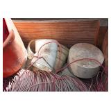 Assorted Wire and PVC Caps