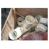 Assorted Wire and PVC Caps