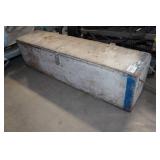 Large Wooden Box with Contents - Hole Saws