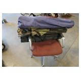 Rolling Office Chair with Folding Chairs