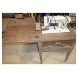 Vintage Kenmore Sewing Machine in Cabinet