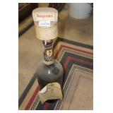 Vintage Seagrams Glass Bottle with Liquor Dispenser