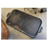 *2* Cast Iron Pans - Rectangle is Griswold