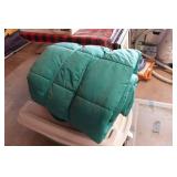 Assorted Camping - Bedding, Dishes, Vacuum, Cards