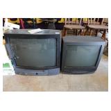 *2* Vintage TVs with Built-In VCRs
