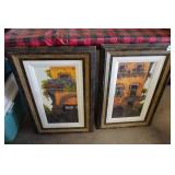 *2* Vintage Framed Prints