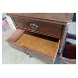 Vintage Pedestal Sewing Stand and Magazine/Record Rack