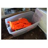 Bin with Hunting Coveralls