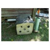 Archery Target and Arrows