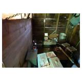 Contents of Shed - Glass Bottles, AC Units, Sink, Toys, Automotive