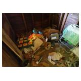 Contents of Shed - Glass Bottles, AC Units, Sink, Toys, Automotive