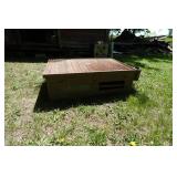 Antique Triumph Wooden Chicken Egg Incubator