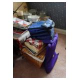 Picnic Basket with Cook Books and Cooler Bags