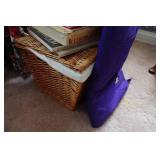 Picnic Basket with Cook Books and Cooler Bags