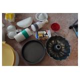 Assorted Kitchenware - Cake Pans, Burger Press, Slap-Chop