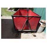 Large Pull Behind Wood Sleigh