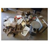 Assorted Hardware - Heaters, Hitch Balls, Splitting Wedge