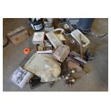 Assorted Hardware - Heaters, Hitch Balls, Splitting Wedge