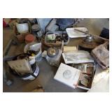 Assorted Hardware - Heaters, Hitch Balls, Splitting Wedge