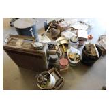 Assorted Hardware - Heaters, Hitch Balls, Splitting Wedge