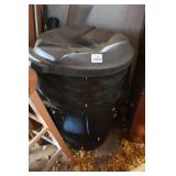 Black Garbage Bin with Beer Brewing Accessories