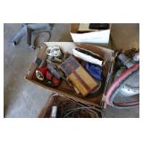 Assorted Hardware - Tools, Cords, Spray Gun