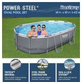 Bestway Power Steel Rectangular Above Ground Pool