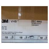 16 Rolls of 3M VHB Double-Sided Foam Core Tape