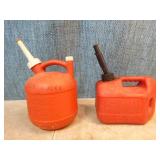 2 Gas Cans with Nozzles