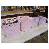 4 Storage Totes