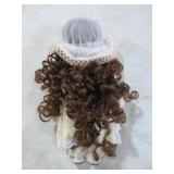 3 Porcelain Dolls on Stands