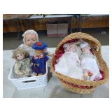 5 Vintage Dolls